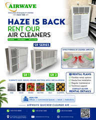 ELECTROSTATIC AIR CLEANERS FOR RENT