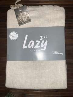 新品 シングル リネン duvet cover