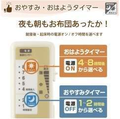 新品未使用 電気毛布 掛け 敷き 両用